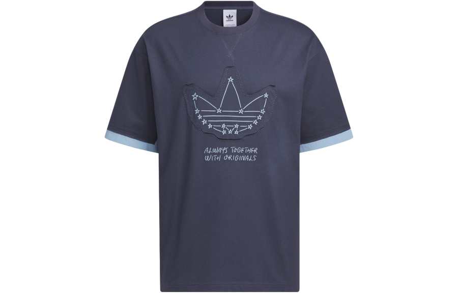 Adidas Originals T Shirt Unisex Navy Blue