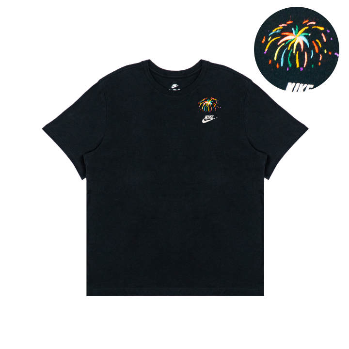 Nike Nike Drop Shoulder Sleeve T-Shirt Unisex Black