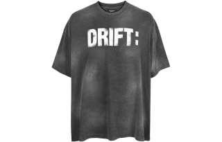 Far Archive T Shirts Unisex Washed Black Crew Neck Moderate Straight Fit
