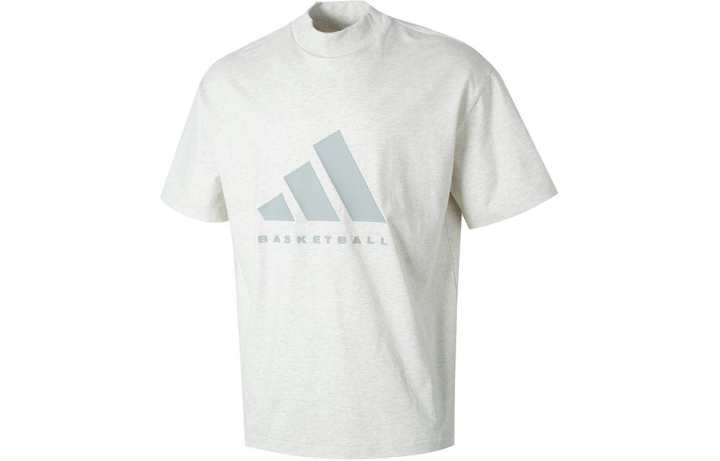 Adidas Adidas BASKETBALL T Shirt Unisex Light Gray