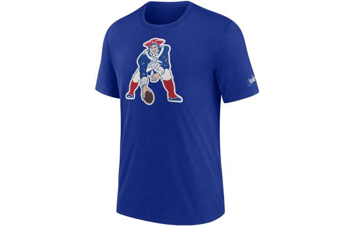 Nike Nike T Shirts Men's Blue Crew Neck Moderate Straight Fit