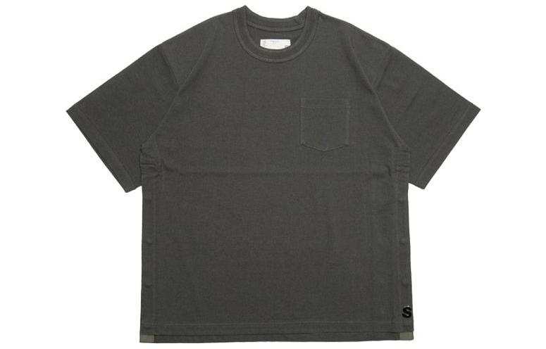 Sacai Side Slit Crewneck T Shirt