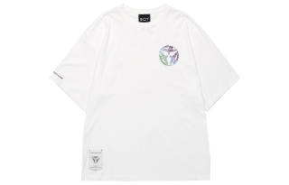 Boy London T Shirts Men's White Crew Neck Moderate Straight Fit