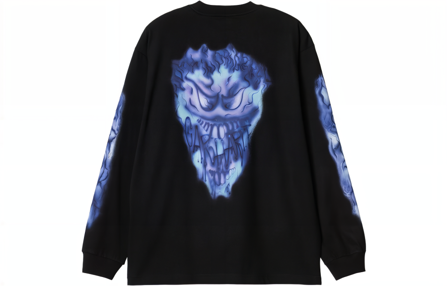 Carhartt WIP T Shirts Men's Black Crew Neck Moderate