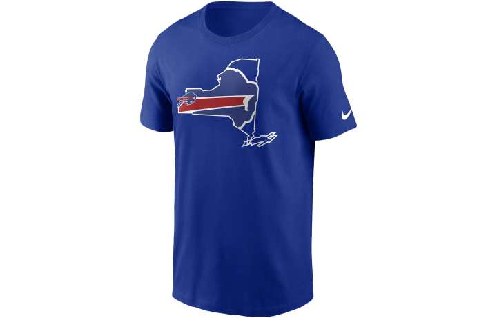 Nike Nike T Shirts Men's Blue Crew Neck Moderate Straight Fit