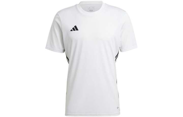 Adidas Adidas T Shirts Men's White Crew Neck Moderate Straight Fit