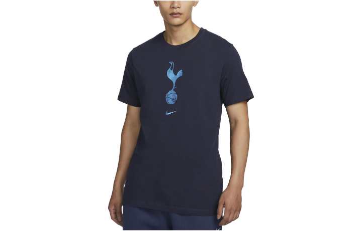 Nike Nike T Shirts Men's Dark Blue Crew Neck Moderate Straight Fit