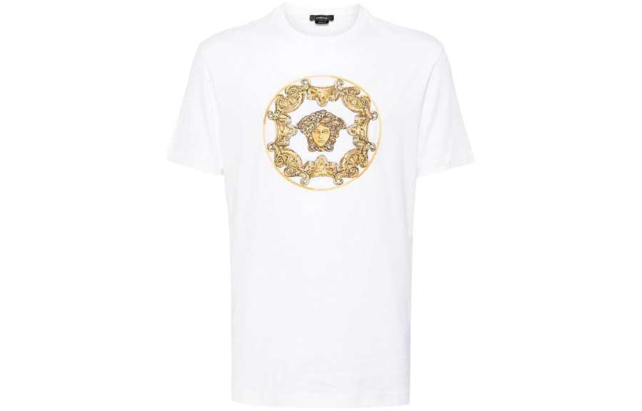 Versace Medusa-print organic cotton T-shirt