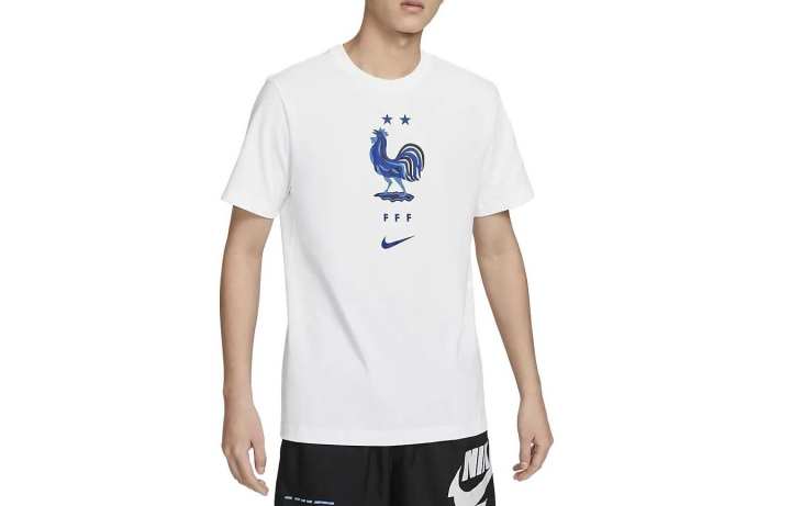 Nike Nike T Shirts Men's White Crew Neck Moderate Straight Fit