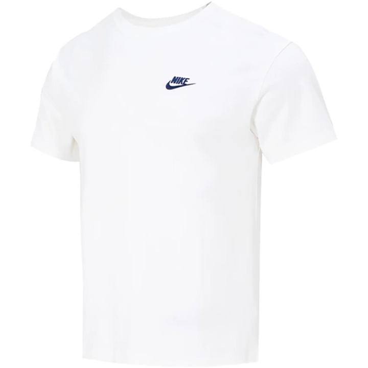 Nike Nike T Shirts Men's White Crew Neck Moderate Straight Fit