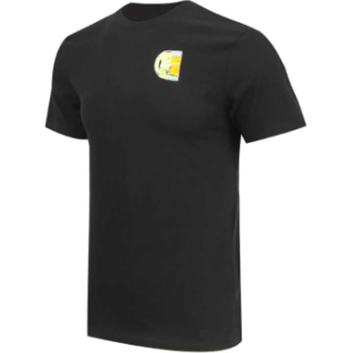Nike Nike T Shirts Men's Black Crew Neck Moderate Straight Fit