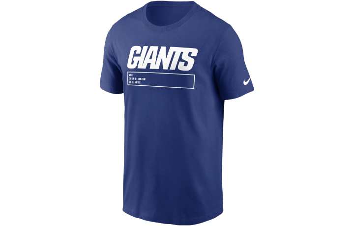 Nike Nike T Shirts Men's Blue Crew Neck Moderate Straight Fit