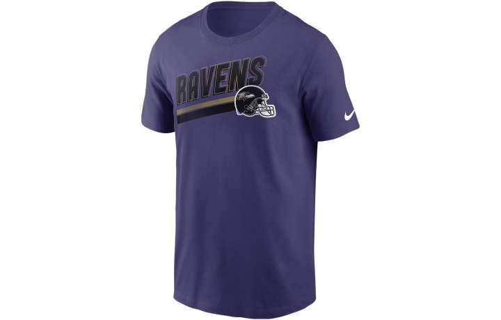 Nike Nike T Shirts Men's Purple Crew Neck Moderate Straight Fit
