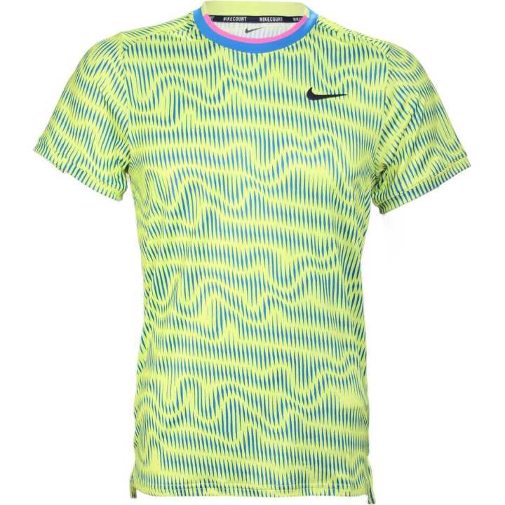 Nike Nike Court Advantage T Shirt Men's Light Lemon