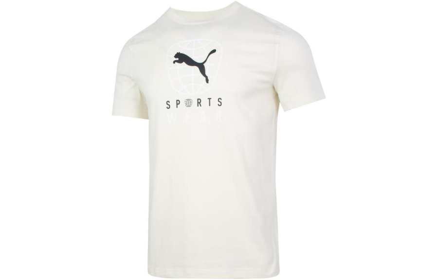 PUMA Set-in Sleeve T-Shirt Men's White
