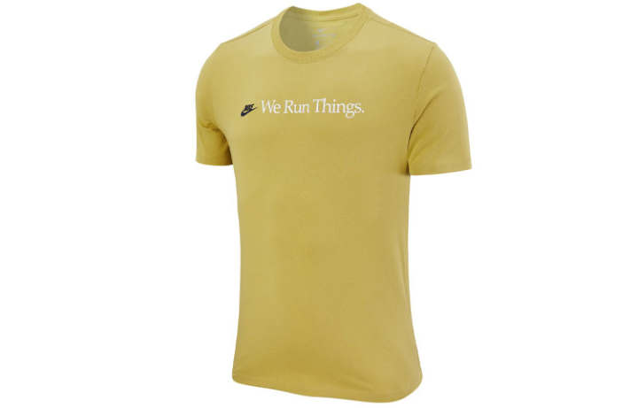 Nike Nike Sportswear T Shirts Men's Infinite Gold Crew Neck Moderate