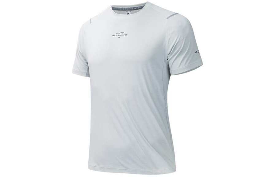 Anta Running Collection Running T Shirt Men's Salt Crystal Gray
