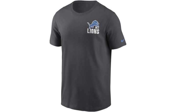 Nike Nike T Shirts Men's Anthracite Crew Neck Moderate Straight Fit