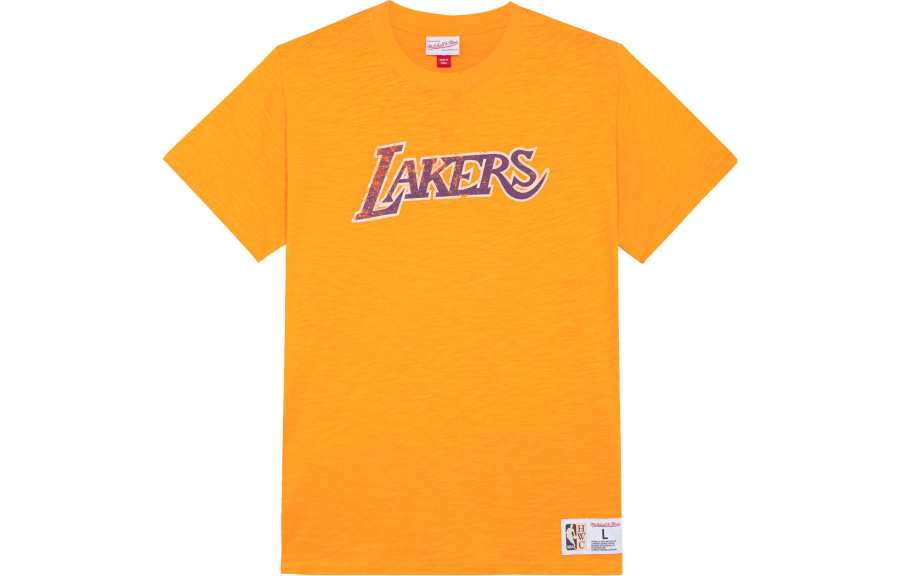 Mitchell Ness Mitchell Ness T Shirt Unisex Yellow