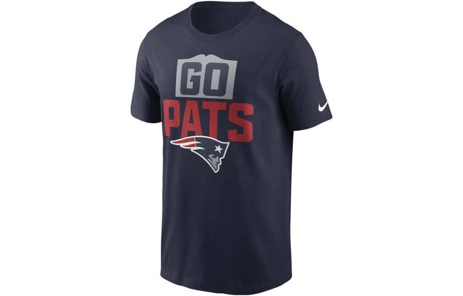 Nike Nike T Shirts Men's Marine Blue Crew Neck Moderate Straight Fit