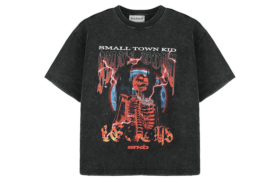 STK SMALL TOWN KID T Shirt Unisex Black