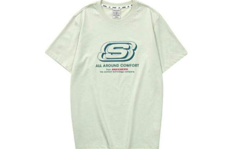 Skechers SS24 T Shirt Unisex Light Grass Green