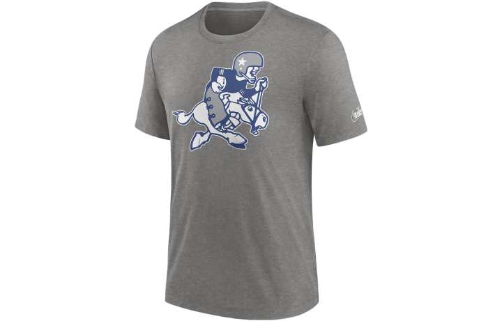 Nike Nike T Shirts Men's Gray Crew Neck Moderate Straight Fit
