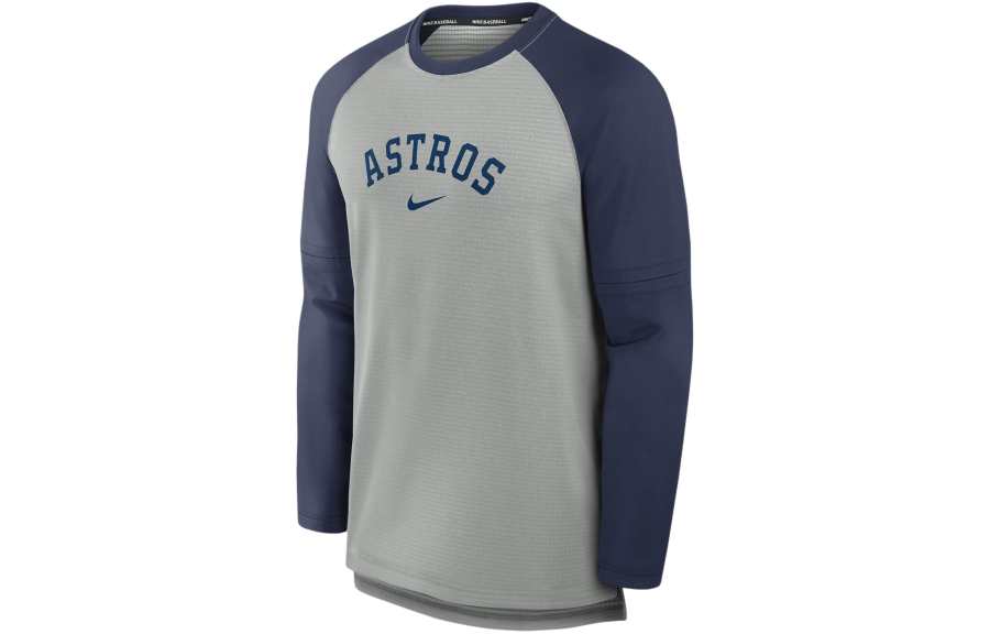 Nike Nike Houston Astros Authentic Collection Game Time Men's Nike Breathe Mlb Long-Sleeve T-Shirt