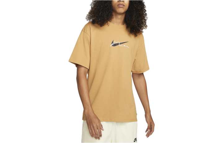 Nike Nike T Shirts Men's Yellow Crew Neck Moderate Other