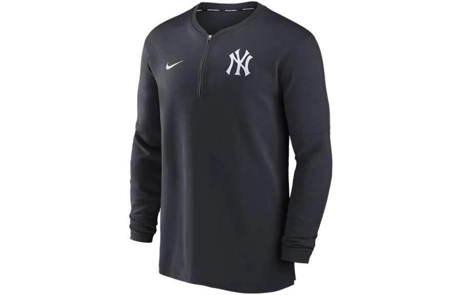 Nike Nike New York Yankees Authentic Collection Game Time Men's Nike Dri-FIT Mlb 1/2-Zip Long-Sleeve Top