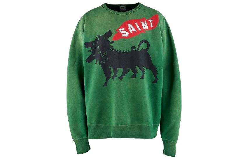 Saint Mxxxxxx Cerberus Crewneck Sweatshirt