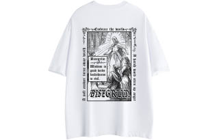 BISEGRLIN T Shirts Unisex Crew Neck Moderate Heavyweight