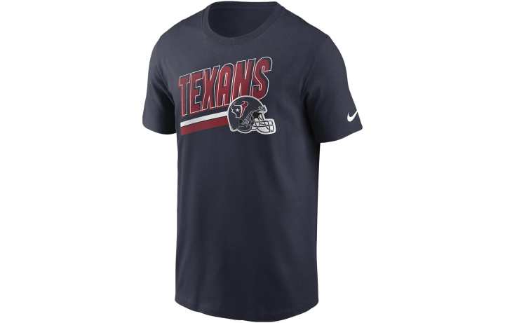 Nike Nike T Shirts Men's Marine Blue Crew Neck Moderate Straight Fit