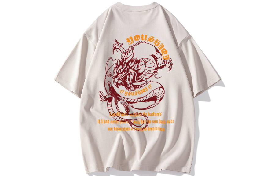 YOUSHIQI T Shirts Unisex Crew Neck Moderate Straight Fit