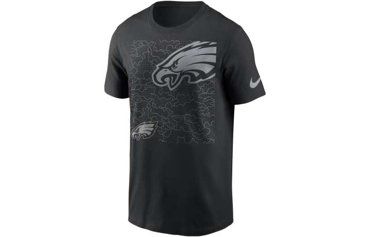 Nike Nike T Shirts Men's Black Crew Neck Moderate Straight Fit