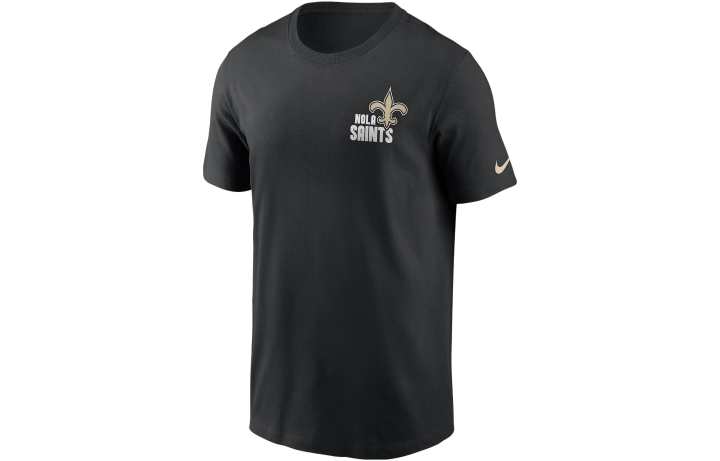 Nike Nike T Shirts Men's Black Crew Neck Moderate Straight Fit