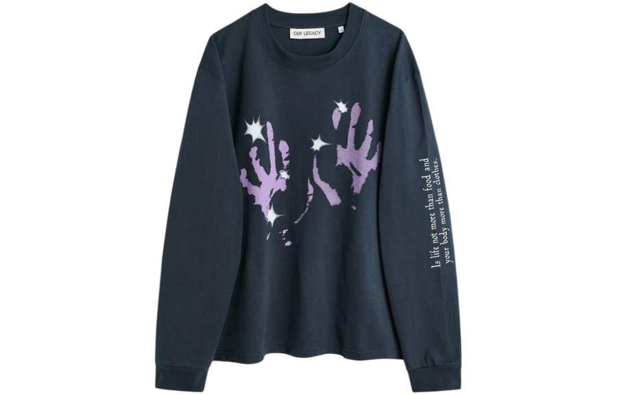 OUR LEGACY Graphic-print Long-sleeve T-shirt