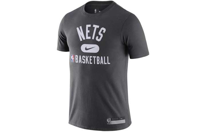 Nike Nike T Shirt Brook Nets Men's Coal Gray