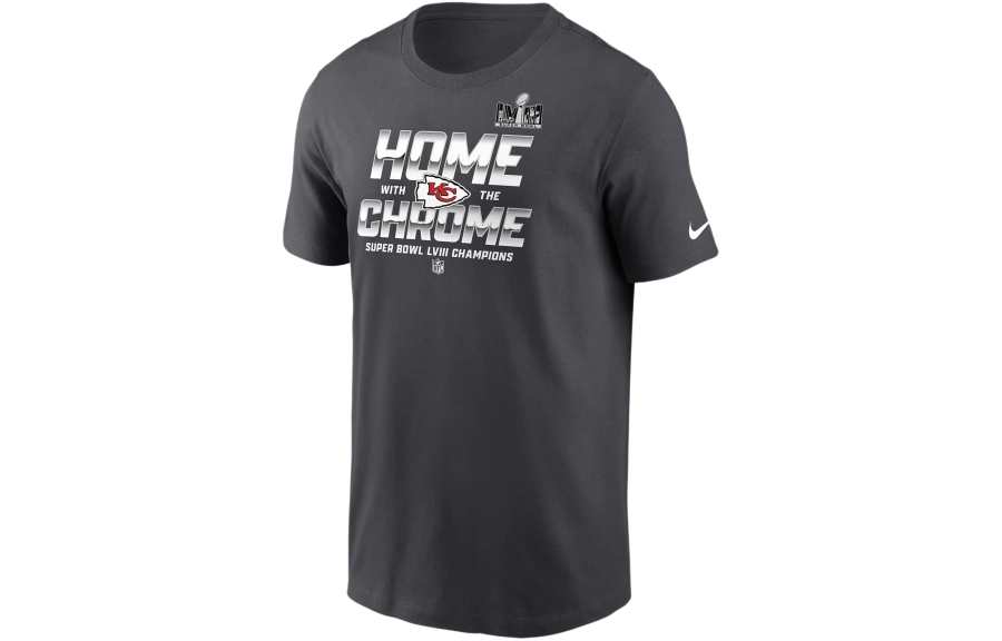 Nike Nike Kansas City Chiefs Super Bowl LVIII Champions Parade T Shirt Kansas City Chiefs Men's Black