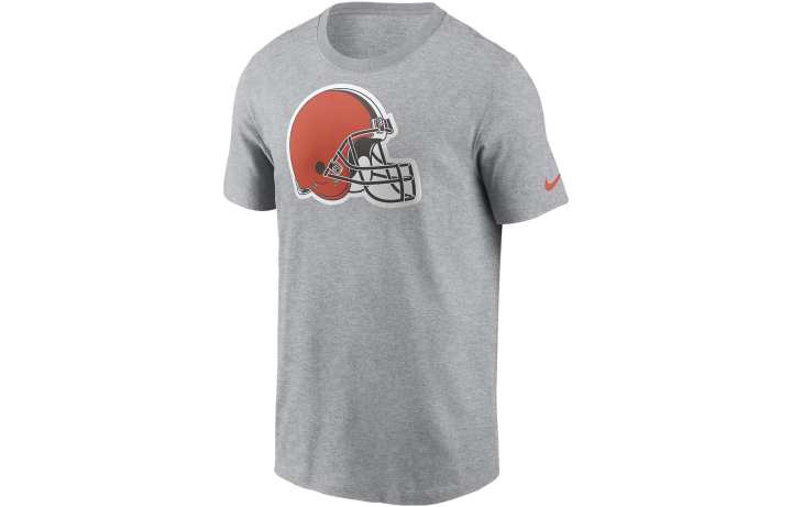 Nike Nike T Shirts Men's Gray Crew Neck Moderate Straight Fit