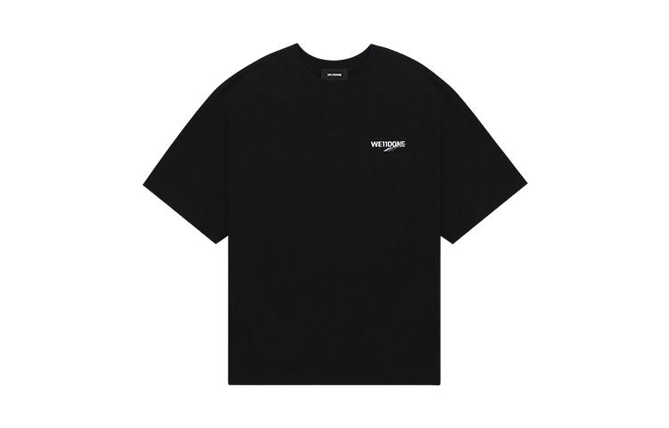WE11DONE T Shirts Unisex Crew Neck Moderate Straight Fit