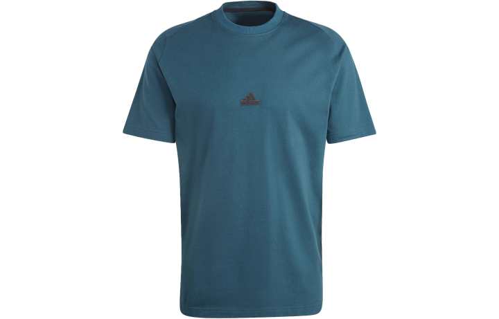 Adidas Adidas Z.N.E T Shirts Men's Arctic Ocean Blue Crew Neck Moderate Straight Fit