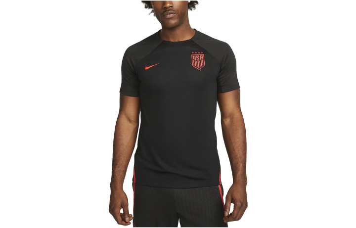 Nike Nike T Shirts Men's Black Crew Neck Moderate Straight Fit