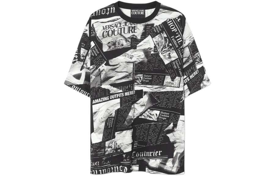 VERSACE JEANS COUTURE SS24 T Shirt Men's Black