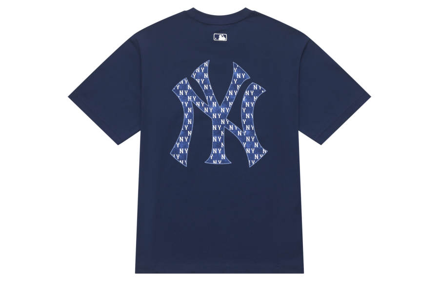MLB MLB MONOGRAM SS24 T Shirt Unisex Navy Blue