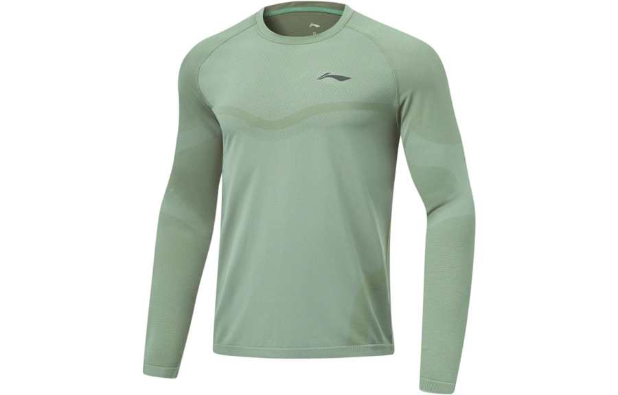 Li-Ning Li Ning Puff Sleeve T Shirt Men's Gray Green