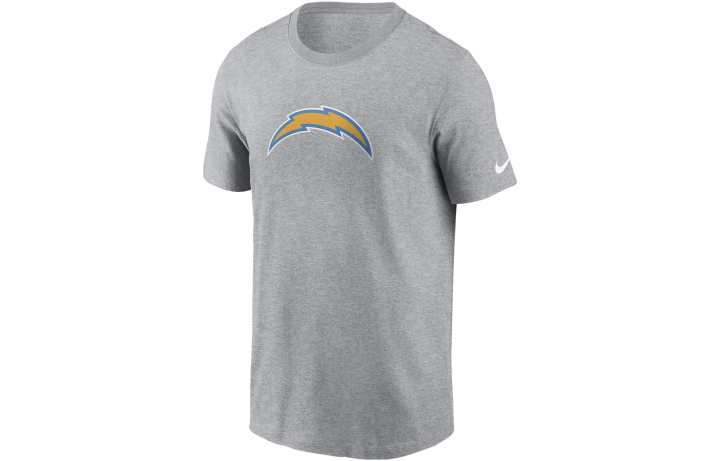 Nike Nike T Shirts Men's Gray Crew Neck Moderate Straight Fit