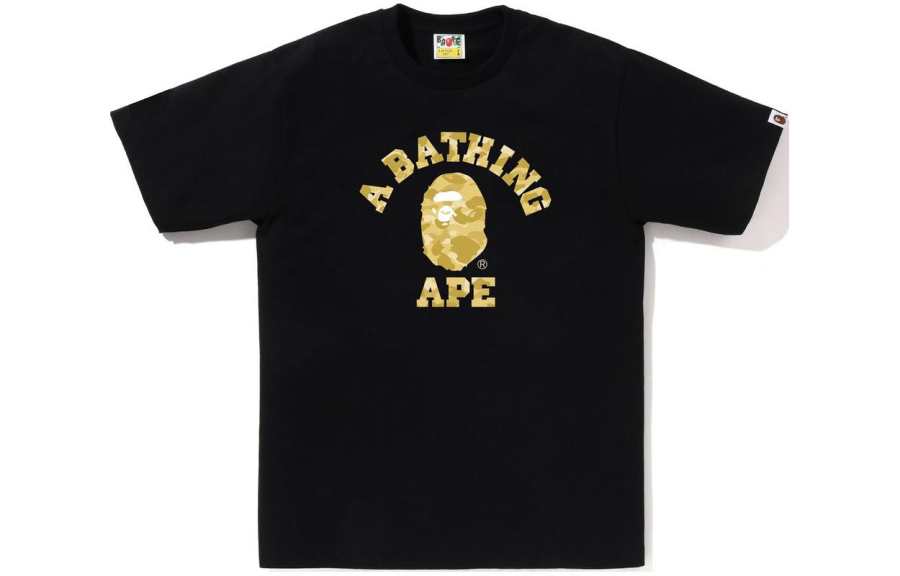 A BATHING APE Bape Color Camo College Tee SS24