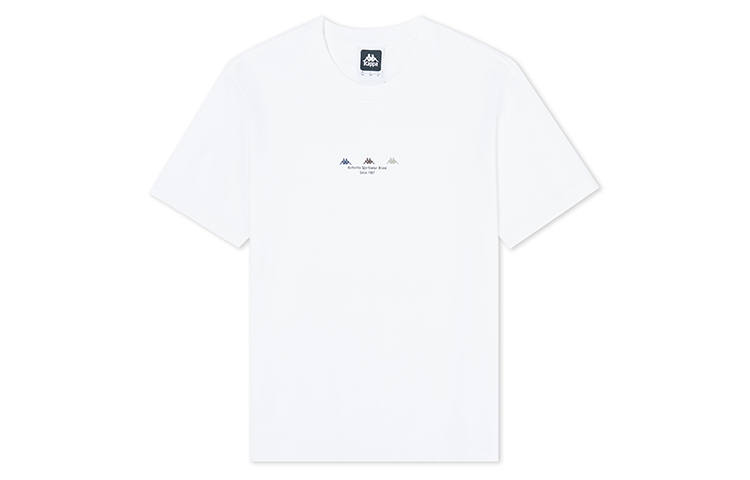 Kappa T Shirts Unisex Crew Neck Moderate Straight Fit