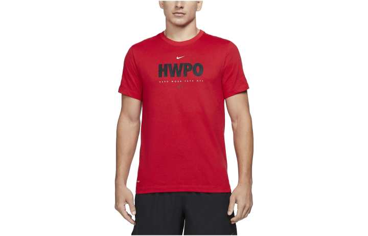 Nike Nike T Shirts Men's Red Crew Neck Moderate